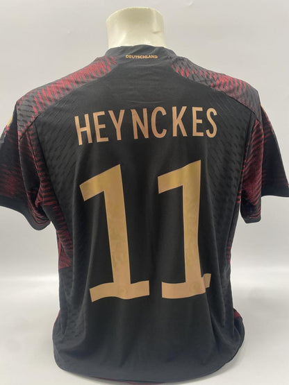 DFB jersey Jupp Heynckes signed Adidas COA Germany autograph L