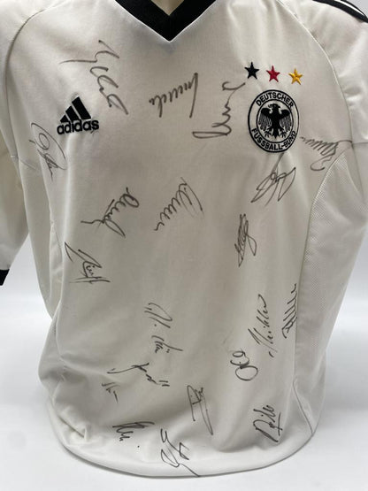 Deutschland Trikot WM 2002 Teamsigniert DFB Adidas XL