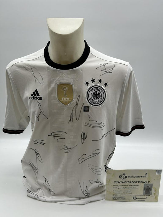 Germany Jersey EM 2016 Team Signed DFB Football Autograph COA Adidas L