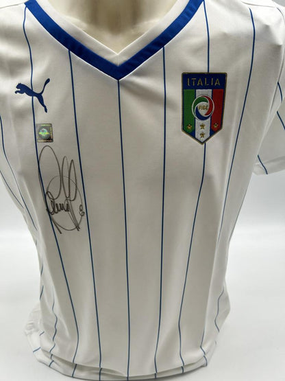 Italy women's jersey Claudio Marchisio signed Coa autograph Puma L