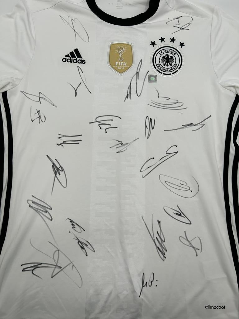 Deutschland Trikot EM 2016 Teamsigniert DFB Fußball Autogramm COA Adidas L