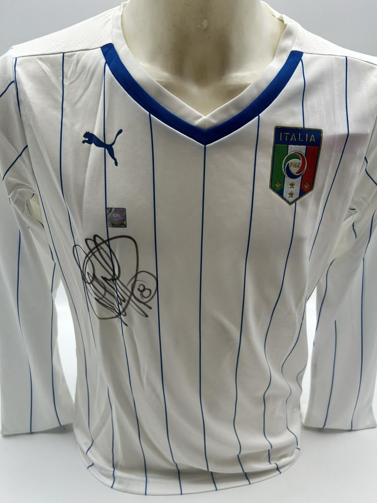 Italy women's jersey Claudio Marchisio signed COA autograph Puma 40