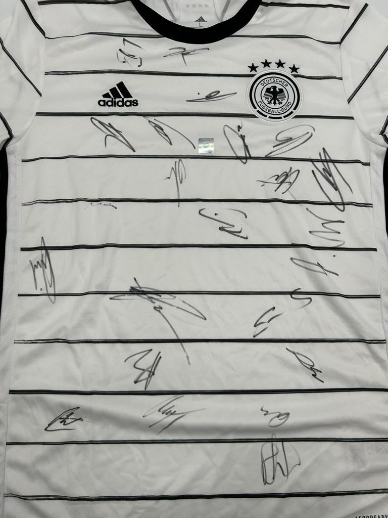 Germany Jersey EM 2021 Team Signed DFB COA Football Autograph Adidas L