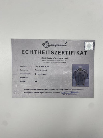 Deutschland Trikot WM 2000 Teamsigniert DFB Adidas XL