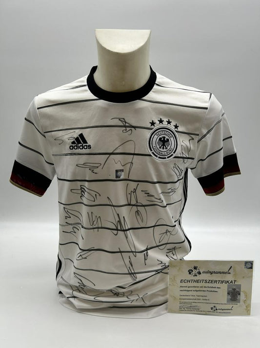 Germany Jersey EM 2021 Team Signed DFB Football COA Autograph Adidas S