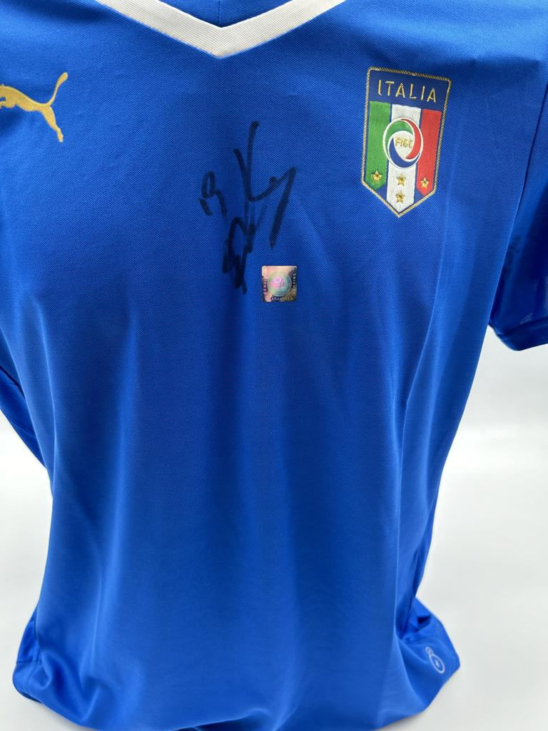 Italy women's jersey Leonardo Bonucci signed COA autograph Puma XL