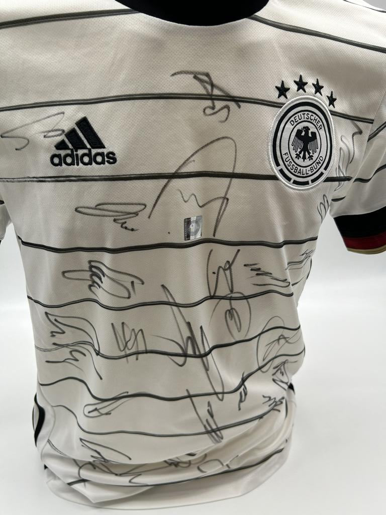 Germany Jersey EM 2021 Team Signed DFB Football COA Autograph Adidas S