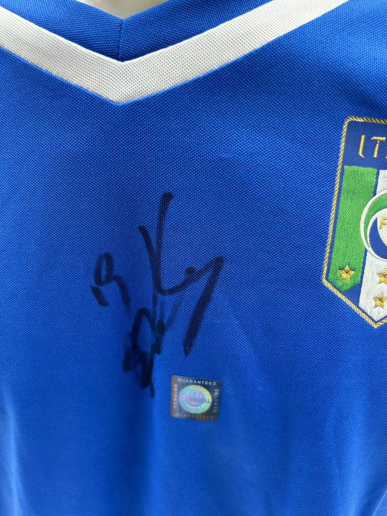 Italy women's jersey Leonardo Bonucci signed COA autograph Puma XL