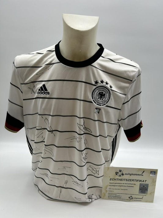 Germany Jersey EM 2021 Team Signed DFB Football COA Autograph Adidas XL