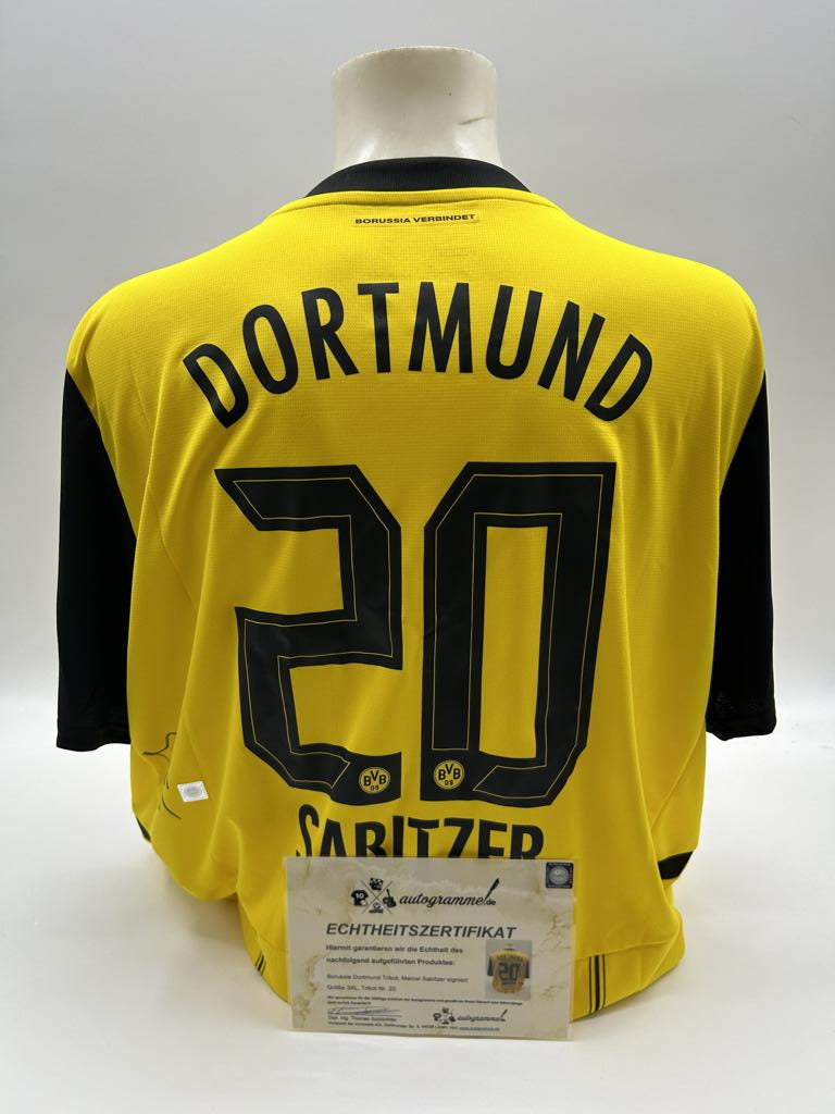 Borussia Dortmund jersey Marcel Sabitzer signed BVB Bundesliga Puma 3xl