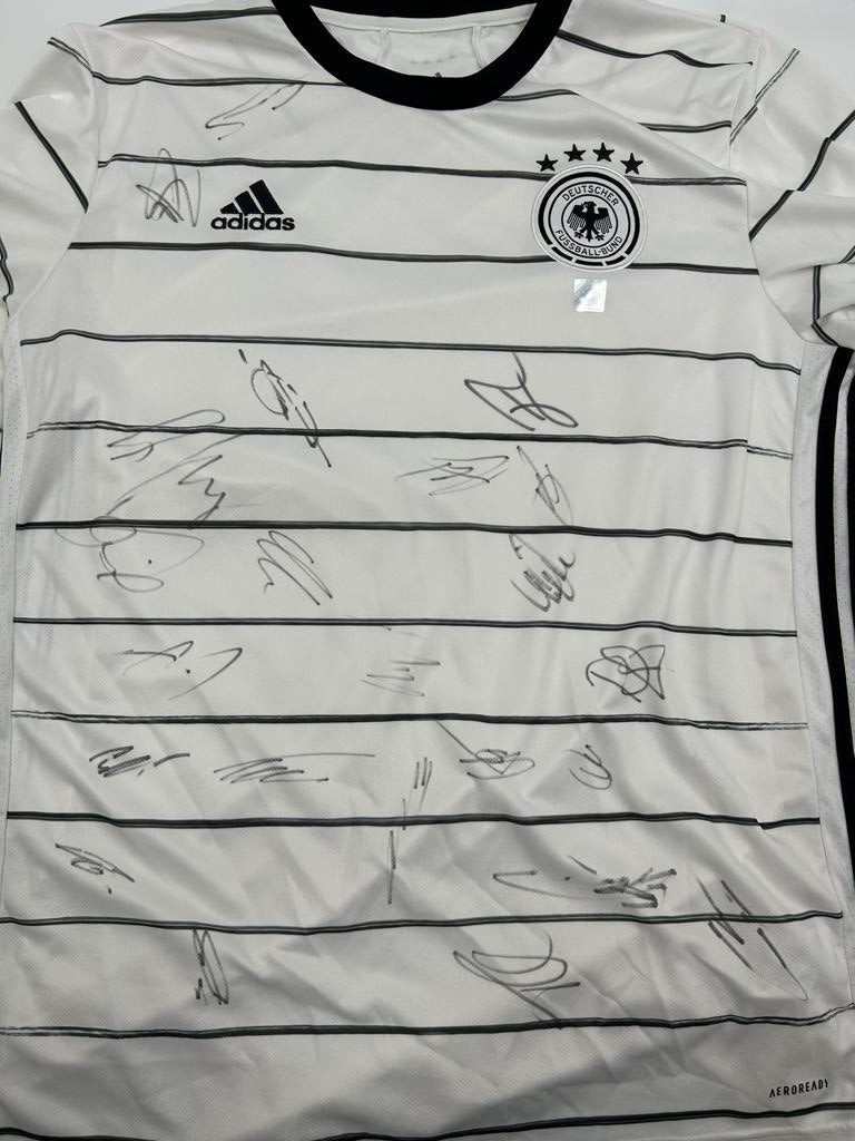 Germany Jersey EM 2021 Team Signed DFB Football COA Autograph Adidas XL