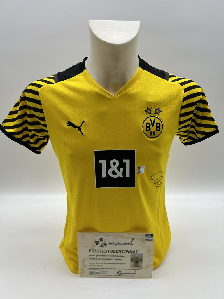 Borussia Dortmund jersey Matthias Ginter signed BVB Bundesliga Puma M