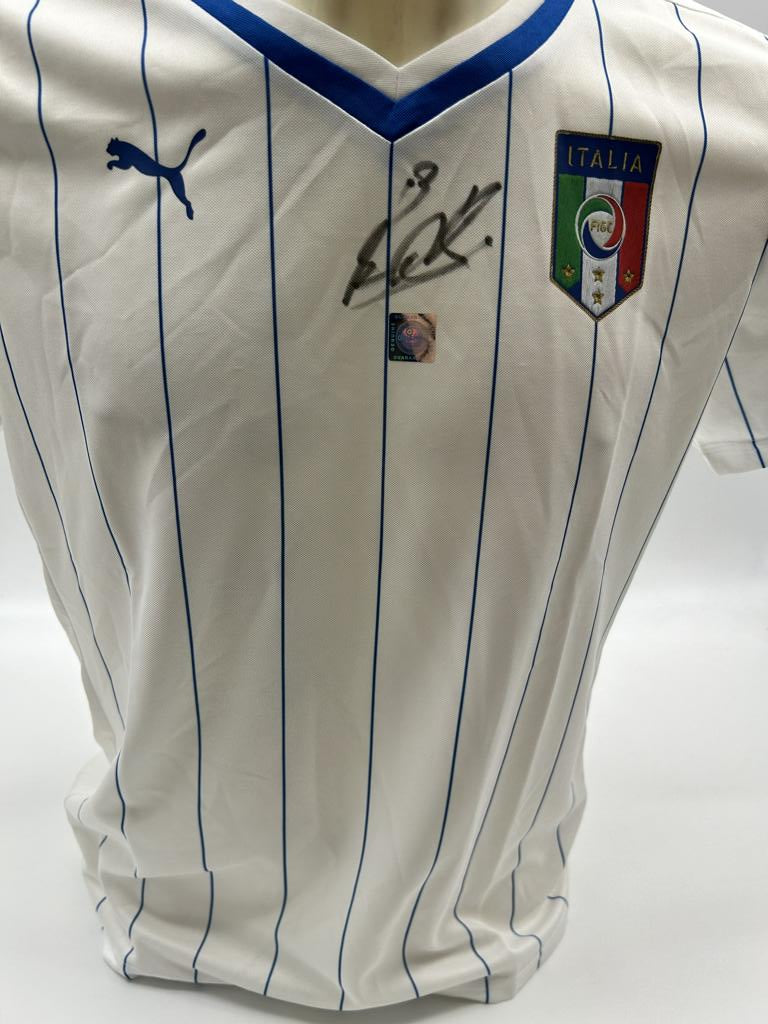 Italy women's jersey Leonardo Bonucci signed autograph COA L