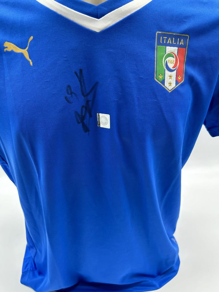 Italy women's jersey Leonardo Bonucci signed autograph COA XL