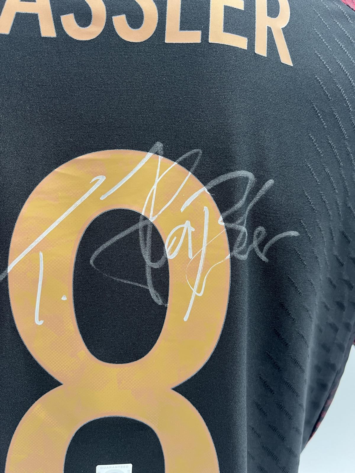 DFB jersey Thomas Häßler signed Adidas COA Germany Autograph M