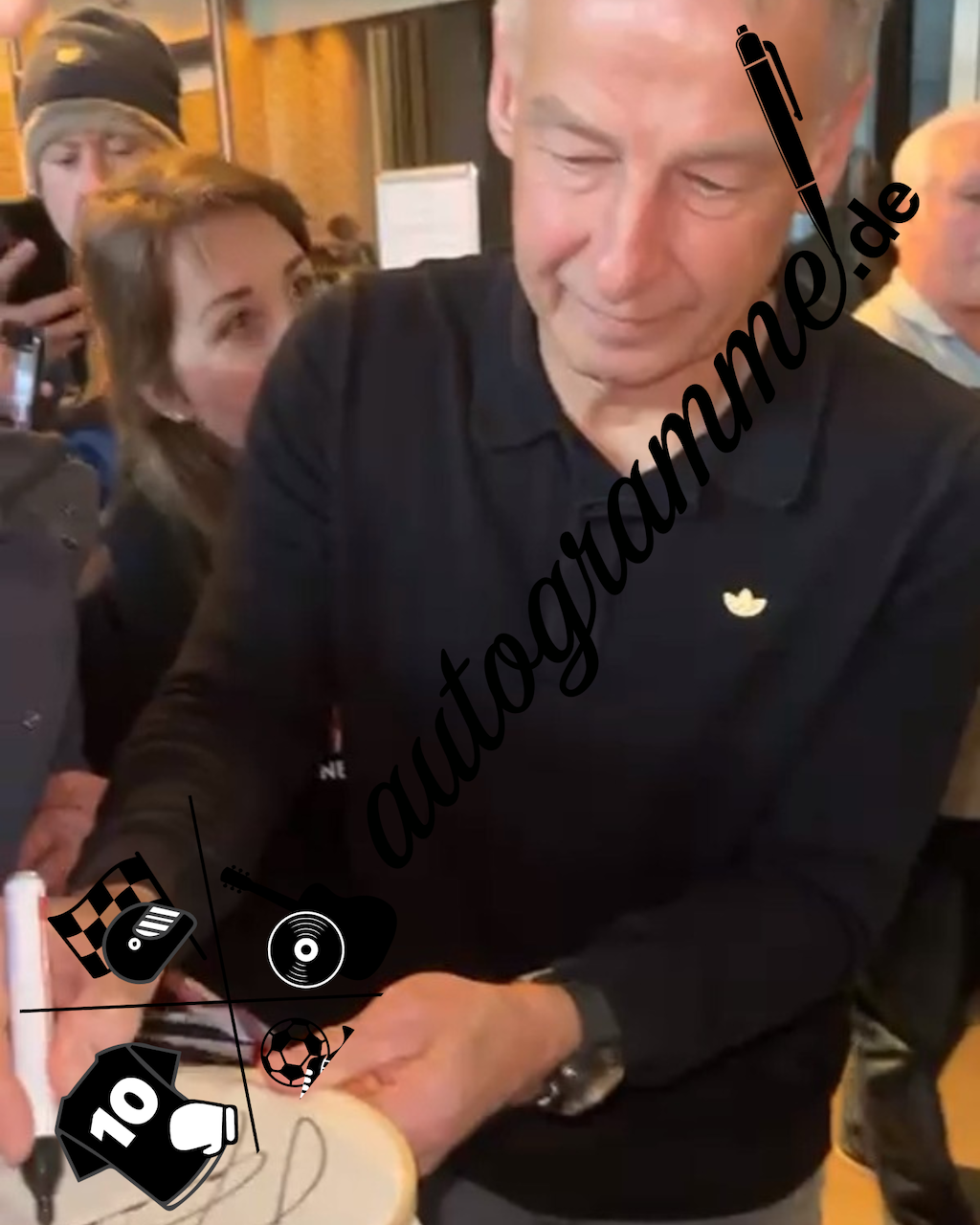 DFB Trikot Jürgen Klinsmann signiert Adidas COA Deutschland DFB M
