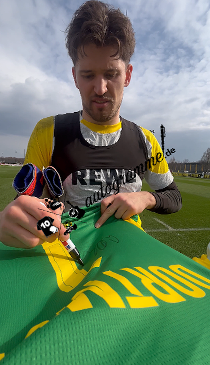 Borussia Dortmund Trikot Gregor Kobel signiert BVB Puma L