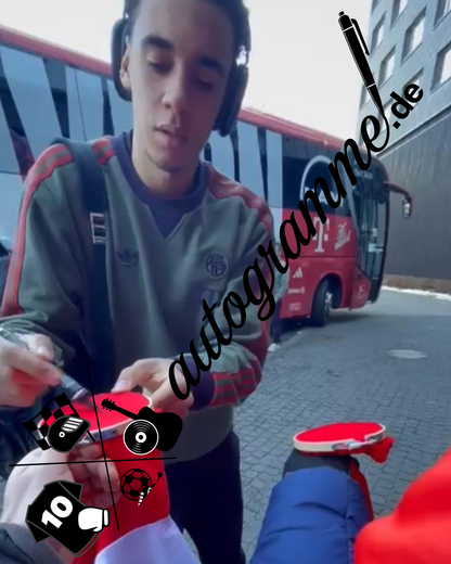Bayern München Authentic-Trikot Jamal Musiala signiert Autogramm Adidas COA L