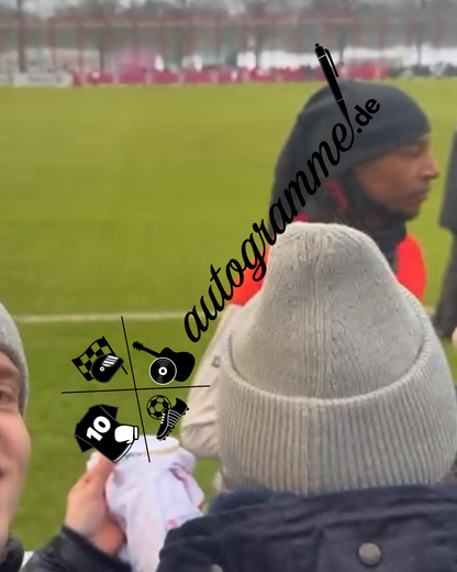 Bayern München Damentrikot Michael Olise signiert Autogramm Adidas COA XL