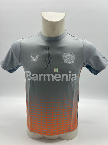 Bayer Leverkusen training shirt Robert Andrich signed autograph Coa Castore 158