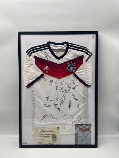 Germany Jersey World Cup 2014 Team Signed Football DFB World Champions Adidas L
