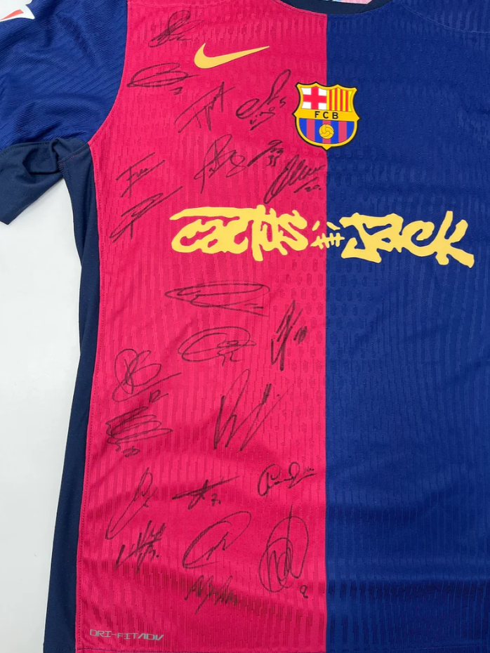 FC Barcelona x Travis Scott, Coldplay & Ed Sheeran Teamsigniert limitiert auf 22 Nike M