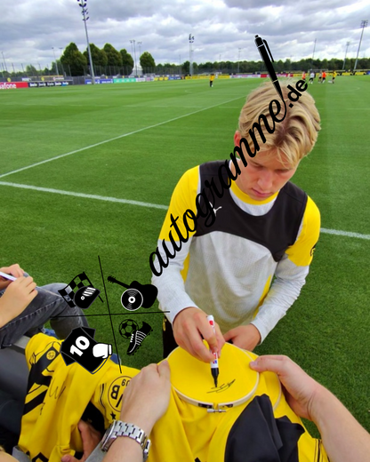 Borussia Dortmund Trikot Daniel Svensson signiert BVB Autogramm Puma neu L