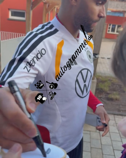 DFB Trikot WM 2026 Jonathan Tah signiert Autogramme Adidas COA neu S