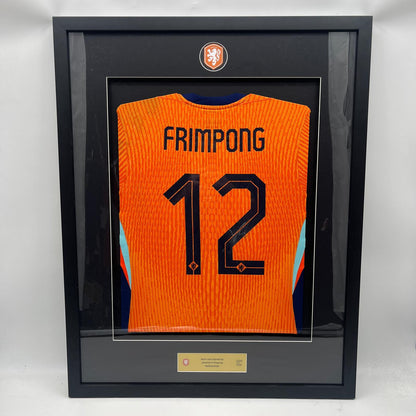 Matchworn Niederlande Trikot getragen & signiert von Jeremie Frimpong 07.06.2025