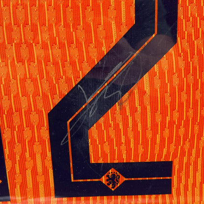 Matchworn Niederlande Trikot getragen & signiert von Jeremie Frimpong 07.06.2025