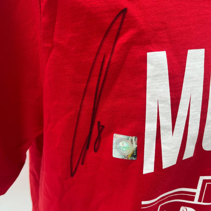 Bayern München T-Shirt Tom Bischof signiert Autogramme FCB XL