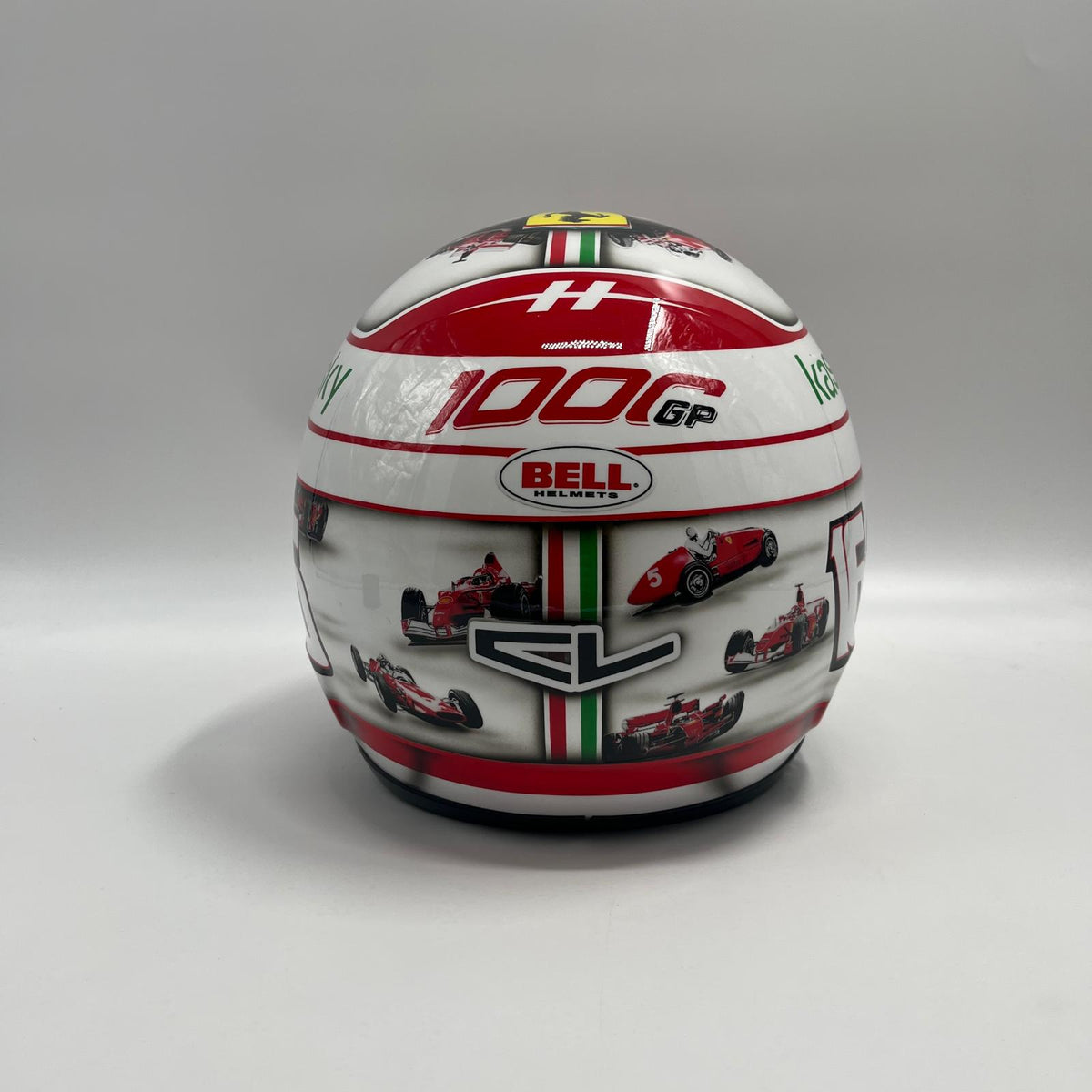 Charles Leclerc Formel 1 Helm Unterschrift und Echtheitszertifikat 1:1