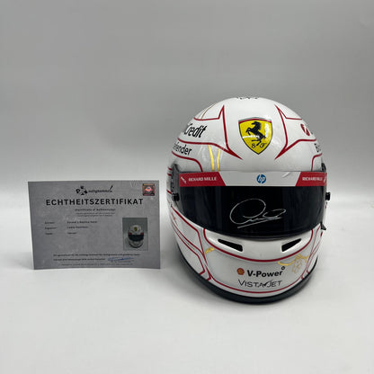 Lewis Hamilton Formel 1 Helm Unterschrift und Echtheitszertifikat 1:1