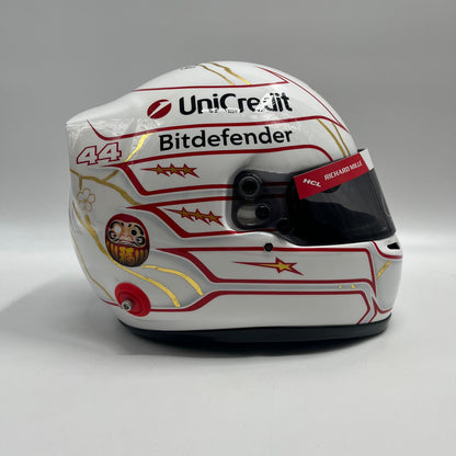 Lewis Hamilton Formel 1 Helm Unterschrift und Echtheitszertifikat 1:1
