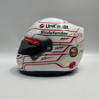 Lewis Hamilton Formel 1 Helm Unterschrift und Echtheitszertifikat 1:1