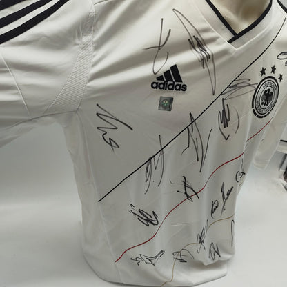 Deutschland Trikot EM 2012 Teamsigniert COA DFB Adidas L