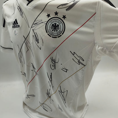 Deutschland Trikot EM 2012 Teamsigniert COA DFB Adidas L
