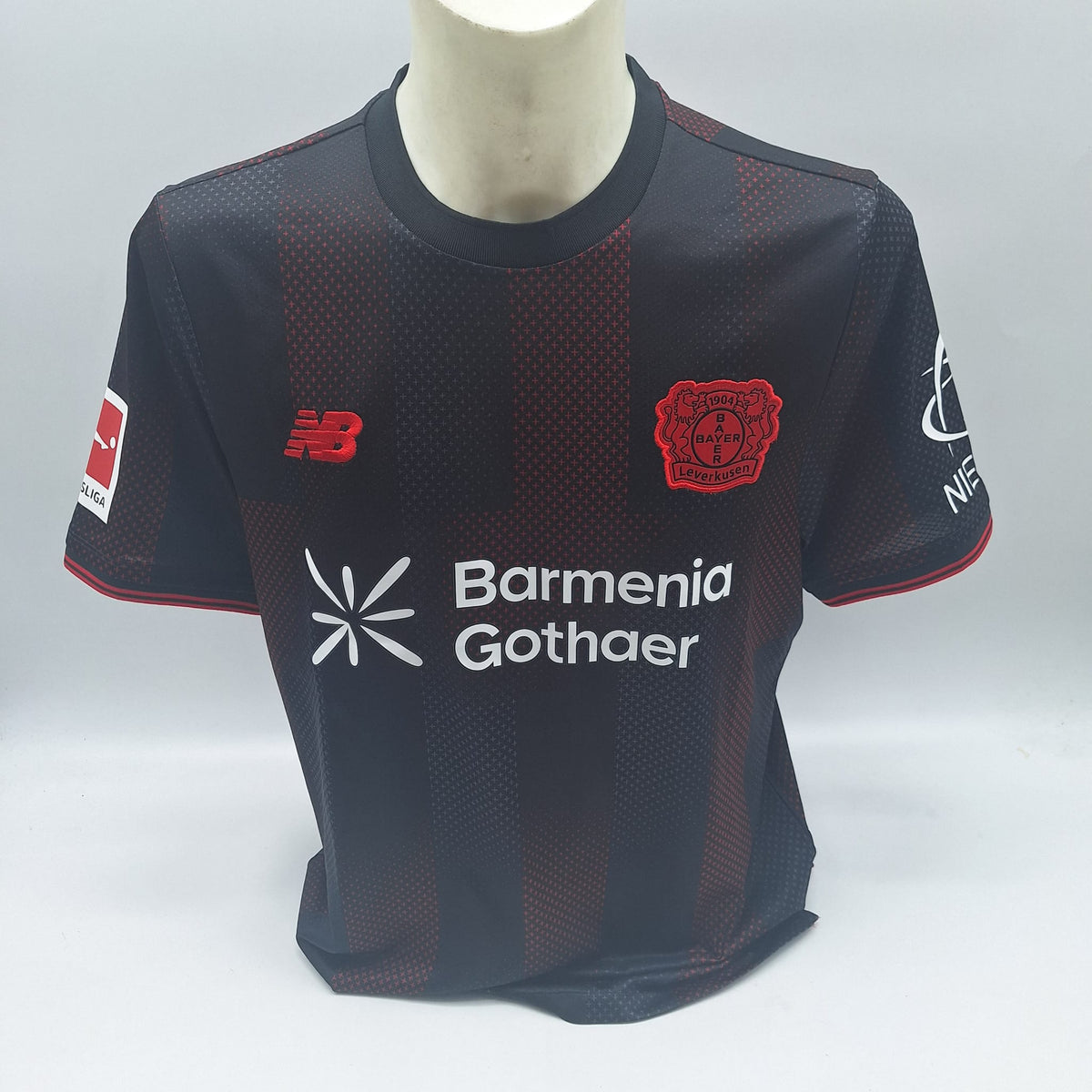 Bayer Leverkusen Trikot 2025/2026 Ernest Poku signiert New Balance COA Autogramm L