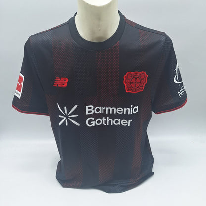 Bayer Leverkusen Trikot 2025/2026 Ernest Poku signiert New Balance COA Autogramm L