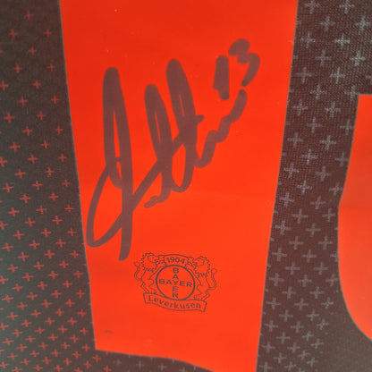 Bayer Leverkusen Trikot 2025/2026 Arthur signiert New Balance COA Autogramm L