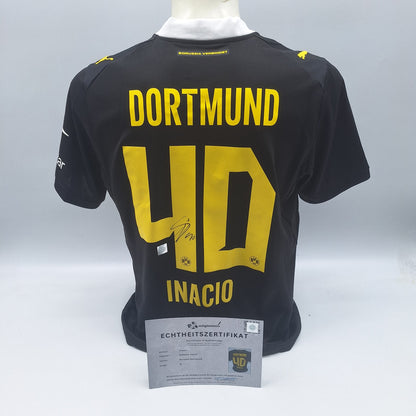 Borussia Dortmund Trikot Samuele Inacio signiert BVB Puma COA M 26/27