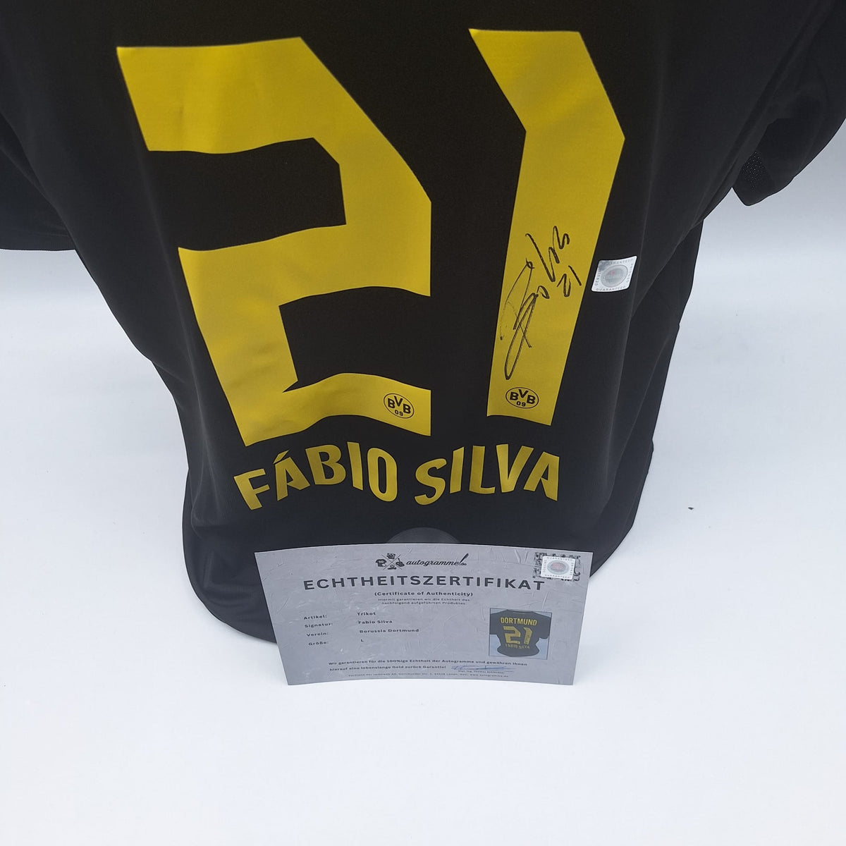 Borussia Dortmund Trikot Fabio Silva COA BVB Puma neu L 26/27