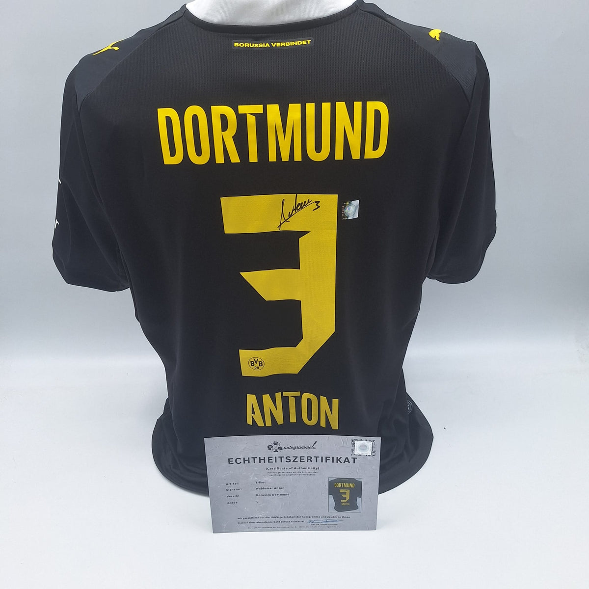 Borussia Dortmund Trikot Waldemar Anton COA BVB Puma neu L 26/27