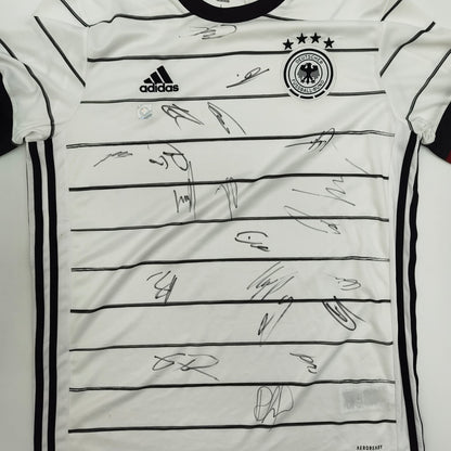 Deutschland Trikot EM 2021 Teamsigniert DFB Fußball Autogramm Adidas L