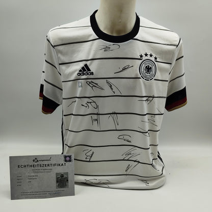 Deutschland Trikot EM 2021 Teamsigniert DFB Fußball Autogramm Adidas L