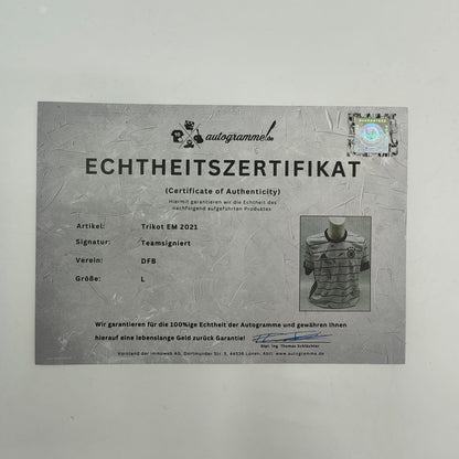 Deutschland Trikot EM 2021 Teamsigniert DFB Fußball Autogramm Adidas L