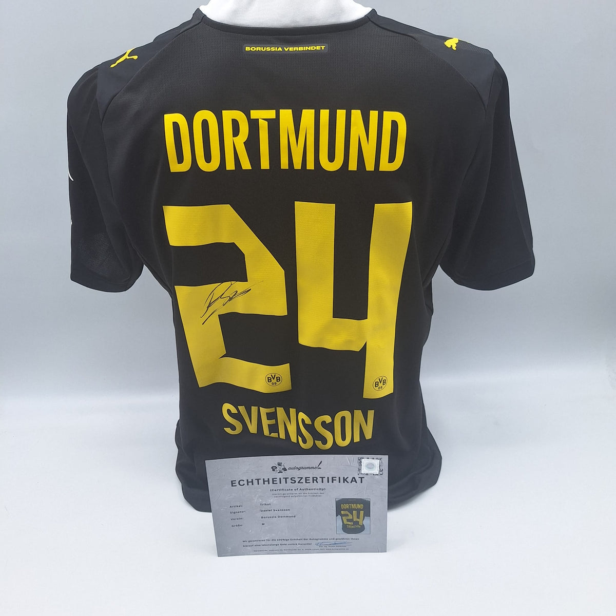 Borussia Dortmund Trikot Daniel Svensson COA BVB Puma neu M 26/27