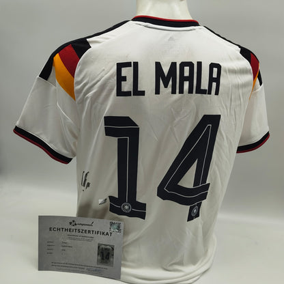 DFB Trikot WM 2026 Said El Mala signiert Autogramme Adidas COA neu L