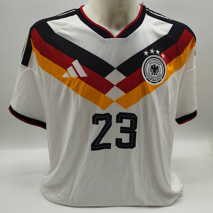 DFB Trikot WM 26, Felix Nmecha signiert Autogramm Adidas COA neu XL