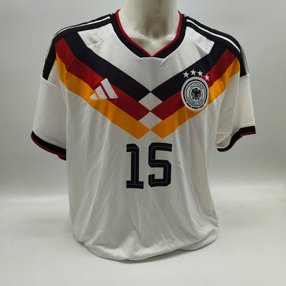 DFB Trikot WM 2026 Nico Schlotterbeck signiert Autogramme Adidas COA neu XL